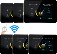 6X WiFi digitální LCD pokojový termostat Termostat pro 16A elektrické podlahové vytápění Programovatelný 5+2/6+1/7 dní Plán APP Dálkové ovládání Hlasové ovládání Nástěnný termostat Kompatibilní s Alexa Google Assistan