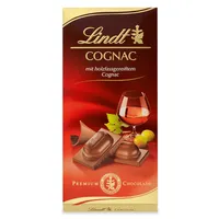 Czekolada mleczna Lindt Cognac z delikatną cukrową skorupką 100g