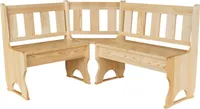Eckbank aus massivem Kiefernholz lackiert 120 x 140 cm