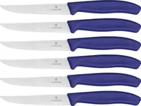 Zestaw 6 noży do steków Victorinox Swiss Classic niebieski