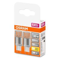 Osram LED Stiftsockellampe Star G9 3,8W 2er-Pack warmweiß, klar