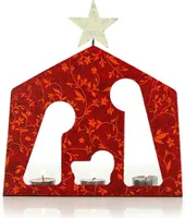 Teelichthalter Krippe, Weihnachtsdeko