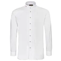 Trachtenhemd Adam Regular Fit mit Biesen in Weiß von Hammerschmid, Farbe:Weiß, Größe:46