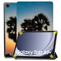 Cover für Samsung Tab A9+ Plus 2023 SM-X210/X216/X218 11 Zoll Tablethülle Schlank mit Standfunktion und Auto Sleep/Wake Funktion
