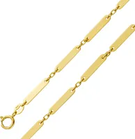 Plättchen Armband Gelbgold 333 8 Karat 19