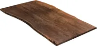 Tischplatte Baumkante massiv Akazie nussbaum 200 x 100 MILO
