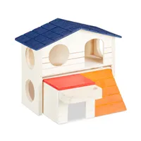 relaxdays 10030781_0 relaxdays Hamsterhaus   braun 17,0 x 16,5 x 15,0 cm