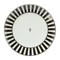 Goebel Stripes - Dessertteller Chateau Black and White 27050131 Neuheit 2018