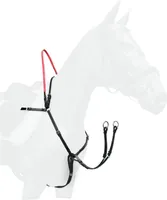 Vorderzeug mit Sicherheitszügel Pony black