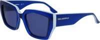 KARL LAGERFELD KL6143S 400 BLUE 53/20/145 ŽENSKÉ sluneční brýle