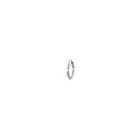 PAAR 925 Sterling Silber Creolen Ohrringe Ohrschmuck Ohrhänger 12mm 5071 PAAR 925 Sterling Silber Creolen Ohrringe Ohrschmuck Ohrhänger 12mm 5071