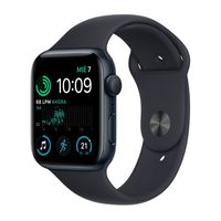 Apple Watch SE (2. Gen.) GPS 40 mm Aluminium Schwarz (Midnight) und Sportarmband Schwarz (Midnight)