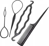 Haarstyling Set Haargummis Spangen Klammern Zubehör Kamm