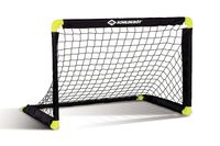 Fussballtor mit Netz 2 PCS Dunlop Garten Camping Strand Ball Tor schwarz-gelb 