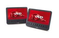 Caliber MPD278T - Tragbarer DVD-Player von 2 bis 7 Zoll mit USB und Akku - Schwarz
