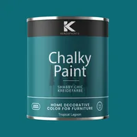 Kenzopaints Chalky Paint Kreidefarbe Möbelfarbe Möbellack 1Kg / 750ml - Tropical Lagoon