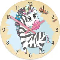 ModernClock, wanduhr, Silent Wanduhr, Wanduhr für Kinder Zebra 30cm