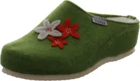 Tofee Damen Hausschuh Blume beige