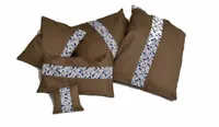 Zirbelkiefer Kissen - Vergissmeinnicht Natur - 28x32 cm - Eschgfeller