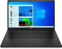 17" HP Laptop  by NBP (Intel QuadCore N4120,1TB SSD 16 GB RAM, Intel UHD Grafik, Windows 11 Office 2024 Tasche) Schwarz