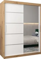 Kleiderschrank, Schiebetürenschrank Schlafzimmer, Schrank mit Spiegel VERONA 2 150 cm
