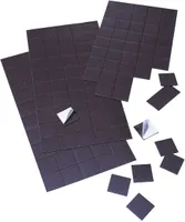 FRANKEN Magnetické desky 20 mm x 20 mm černé 50 kusů