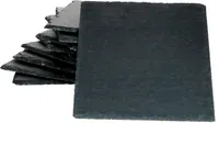 12x Schieferplatten 17 x 17 cm Tisch-Set Untersetzer Servierplatte Naturschiefer