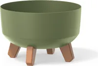 Topf auf Beinen erdig grün Gracia Low DGRL240L-5615C