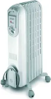 De’Longhi V550715, Öl-Heizkörper, Öl- Radiator, Weiß, 1500 W, 700 W, 45 m³