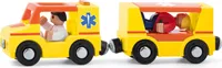 Autíčka k vláčkodráze - Ambulance, 4ks