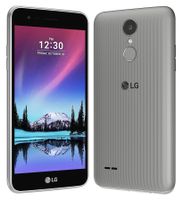 LG K4 2017 M160 Titan Silber LTE Quad-Core 12,7cm (5Zoll) Android Smartphone Ohne Simlock