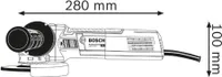 Ø 115 mm X-LOCK Winkelschleifer GWX 750-115