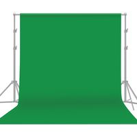 3 * 6m / 10 * 19.7ft Professioneller Green Screen Hintergrund Studiofotografie Hintergrund Waschbar Langlebiges Polyester-Baumwollgewebe Nahtloses einteiliges Design fuer Portraet-Produktaufnahmen