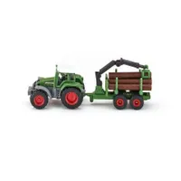 SIKU Blister - Traktor s přívěsem na kulatinu