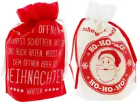 6 x Geschenkbeutel Weihnachten 44 x 33 x 8 cm
