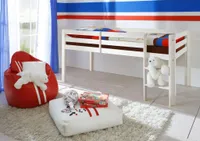 Keni Hochbett Etagenbett 90x200 cm Weiß