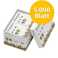 Infowerk Druckerpapier Kopierpapier 5000 Blatt 10 x 500 A4 80g Premium Weiß  PEFC