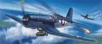 Modellbausatz Flugzeug 12457 - F4U-1 (1:72)