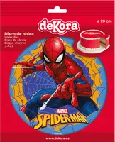 Essbares Papier Spiderman im Spinnennetz 20cm