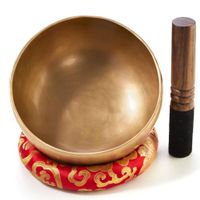 Handgefertigte Therapie Klangschale 15cm, Original Tibetisches Klangschalen Set