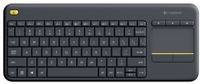 Logitech Wirless Touch Keyboard K400 Plus Schwarz Deutsch Kabellos