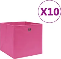Aufbewahrungsboxen 10 Stk. Vliesstoff 28x28x28 cm Rosa