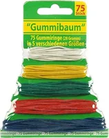 75 Gummis Gummiringe Haushaltsgummis Gummibaum 5 Farben & 5 Größen sortiert ø 55-100mm Gummi, Gummibänder für Haushalt, Arbeit, Büro