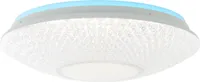 BRILLIANT LED Deckenlampe Ø 50cm | stufenlos dimmbar mit Fernbedienung/Nachtlichtfunktion Lichtfarbe einstellbar | Kunststoff/Metall