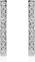 Stäbchen Ohrstecker 925er Silber Zirkonia