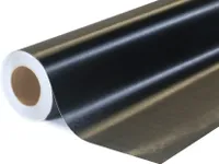 Broušená černá polepová fólie 152x50cm - interiér/exteriér