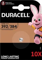 10x Duracell Uhrenbatterie D392 1,55V 45mAh AgO Blister