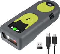 Inateck 2D Bluetooth Scanner mit 2,4Ghz USB Adapter, liest Barcodes von Bildschirmen, Exklusive Schnelltasten