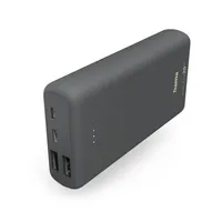 HAMA Power Pack "Supreme 20HD" 20000mAh, 3 Ausgänge: 1x USB-C, 2x USB-A, Grau