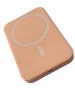 MagSafe Magnetische Powerbank Wireless mobiles Ladegerät in Rosé für iPhone 12,13,14